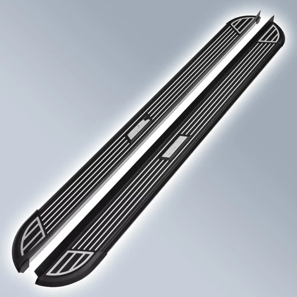 Escalón lateral de aluminio 2 piezas para estribo Nerf Bar Porsche Cayenne 2011-2017 Foto 1 de 4