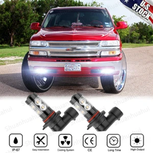 LED Headlight Kit 9045 6000K White Bulbs Fog Lights for Chevy Colorado 2004-2012 - Picture 1 of 12