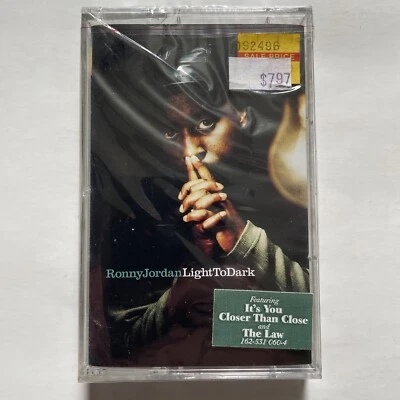 RONNY JORDAN - LIGHT TO DARK (CASSETTE TAPE) *Cracked Case - Image 1 of 4
