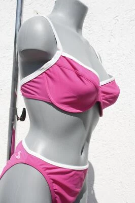 Saison-2023/24 420262 Simmer Marken Bügel Bikini und Slip PINK ROSA in 42 CUP B - Bild 1 von 4