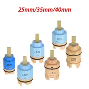 25mm 35mm 40mm Replacement Ceramic Tap Cartridge Valve Faucet Kitchen Basin 1Pcs - Picture 1 of 10