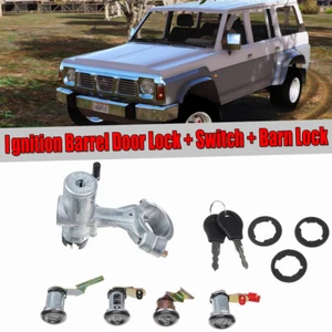 Ignition Barrel Switch Door Locks 2 Key Barn Set For Nissan Patrol GQ Y60 88-98 - Picture 1 of 20