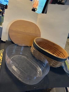 Longaberger 2002 Collector’s Club #3 Cestello Harmony con protezione e coperchio - Foto 1 di 3