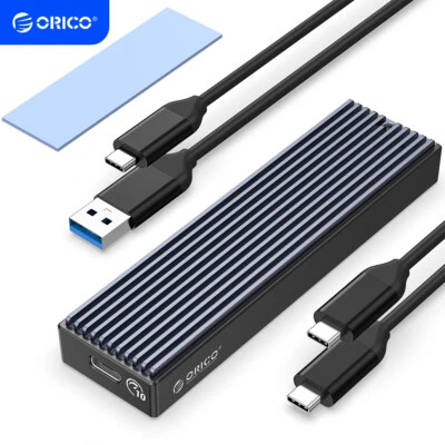 ORICO M.2 NVMe SSD Gehäuse USB-C Adapter 10Gbps PCIe NVMe M-Key/M+B Key SSD DHL - Bild 1 von 4