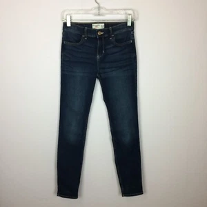 Abercrombie kids Super Skinny Jeans Girls Youth Size 15/16 Dark Wash Blue Denim - Picture 1 of 12
