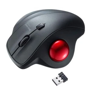 2.4G Wireless Ergonomic Trackball Mouse Optical Vertical Rollerball Mice Sile... - Picture 1 of 9