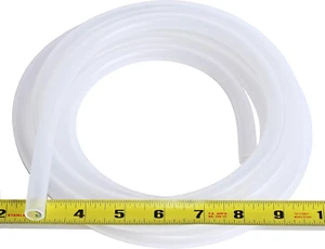 Pure Silicone Tubing - 3/8" ID X 1/2" OD - High Temp Kink-Free Hose Tube 500F (5 - Picture 1 of 12