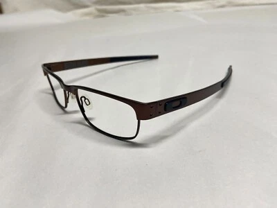 Gafas Oakley Metal Plate 22-201 marrón oscuro metal rectangular marcos 53-18-140 Foto 1 de 4