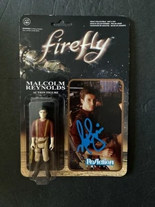 Nathan Fillion Signed Captain Malcom Reynolds Figure Firefly Reaction PSA/DNA - Picture 1 of 4