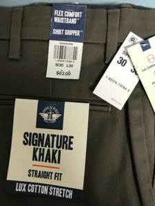 Docker's Men's Signature Khakis $30 OFF Size 29, 30, 31 or 32 Straight Fit  - Picture 1 of 25