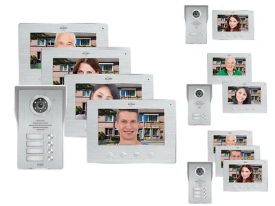 ELRO Haustürsprechanlagen mit Kamera und Monitor - Türklingel Videosprechanlagen