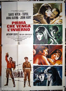 manifesto 4F film BEFORE WINTER COMES David Niven Topol Anna Karina 1969 - Picture 1 of 1