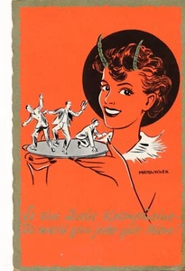 Motiv - Karte Fesche Krampusine (7218) - Imagen 1 de 2