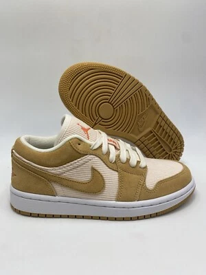 Nike Mujer Air Jordan 1 Low SE Twine Naranja Cuarzo (DH7820 700) Mujer Talla 5.5 Foto 1 de 4