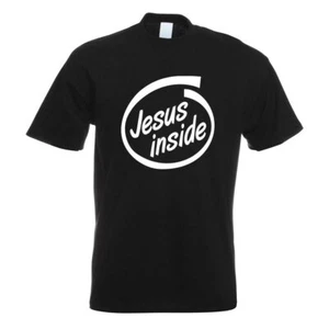 Jesus Inside Auto T-Shirt Motiv bedruckt Funshirt Design Print - Picture 1 of 19