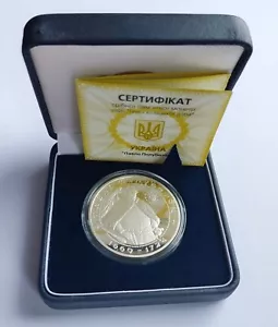 PAVLO POLUBOTOK Ucrania 2003 Prueba de Plata 1 Oz Moneda 10 Hryvnia Cosaco KM# 196 - Imagen 1 de 4