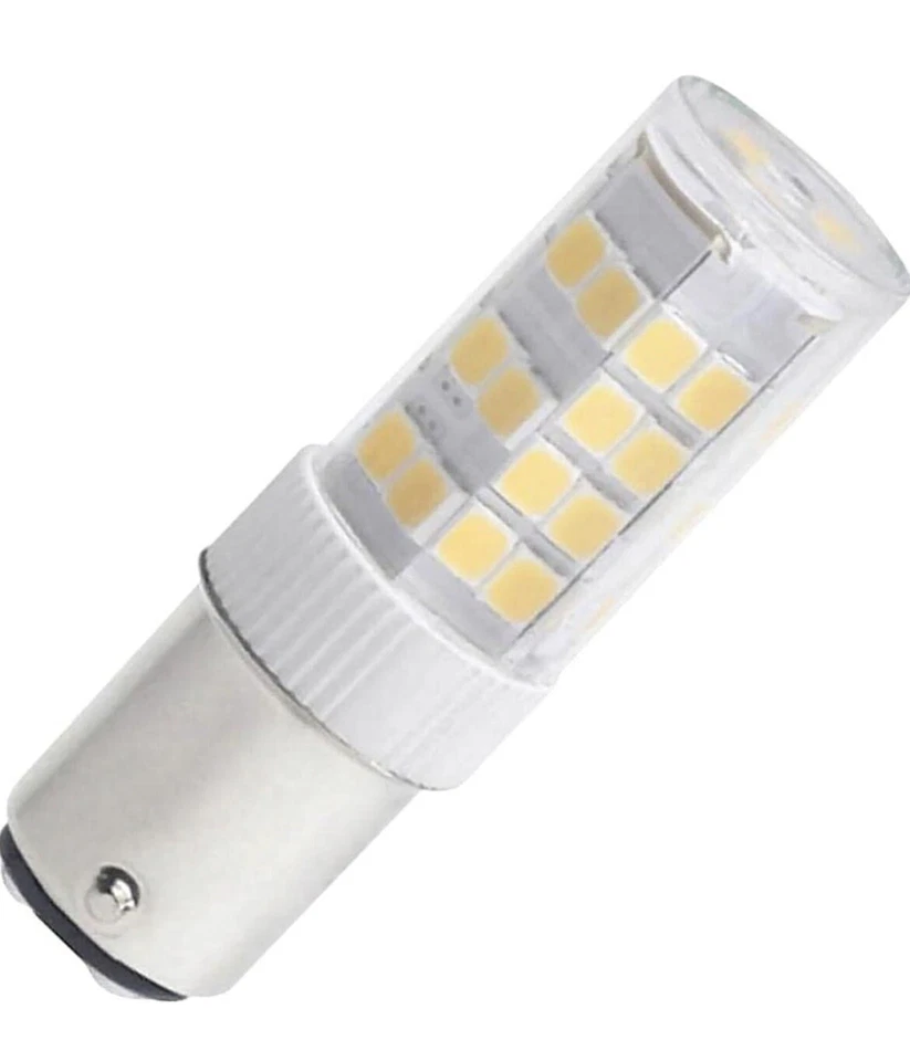 Bulbrite 770619 Bulb LED Damp Location 4.5W 120V T4 DC Bayonet BA15d Base 30K - Image 1 of 3