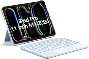 Inateck Detachable Keyboard Case for iPad Pro 11 inch M4 2024 - Light Blue - Afbeelding 1 van 8