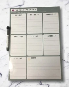 Magnetic Weekly planner with FREE Marker - Picture 1 of 2