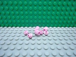 Lego 10 Bright Pink 1x1 knob 5 Petal Plant Flower NEW - Picture 1 of 1