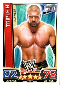 2013 Topps Slam Attax Superstars UK Wrestling Card #119 Triple H - Picture 1 of 1