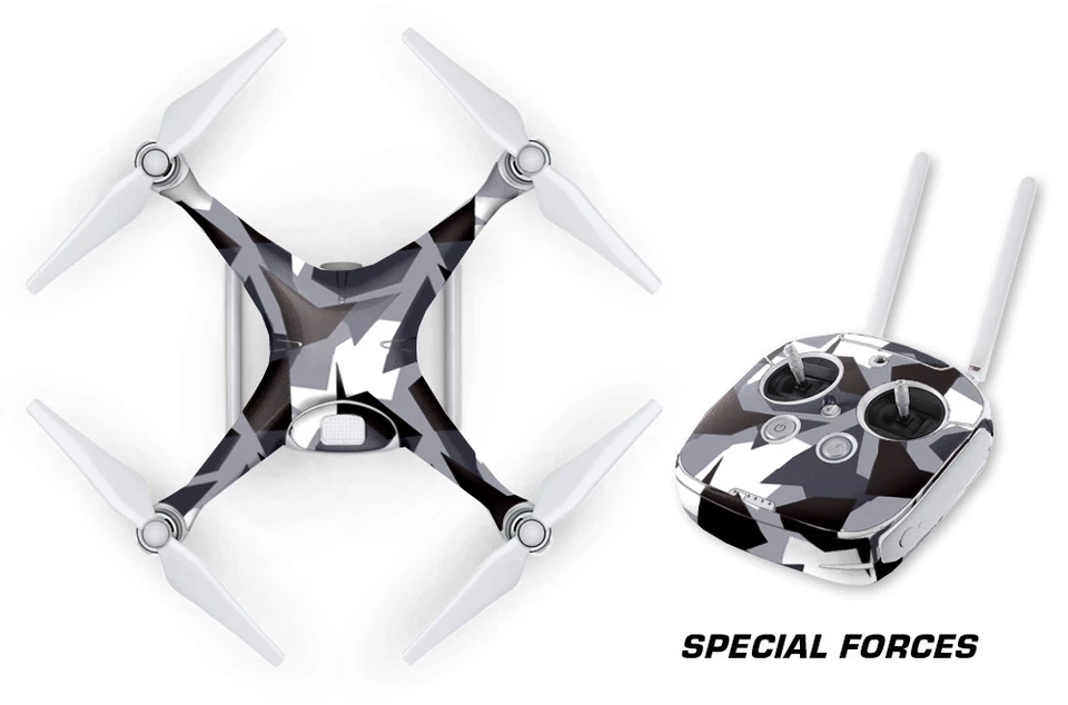 Dji Phantom 4 Drone Wrap RC Quadcopter Abziehbild Custom Skin Zubehör Spfrc - Bild 1 von 1