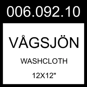 IKEA VAGSJON VÅGSJÖN Washcloth Orange-red 4 Pack 12x12" 006.092.10 - Picture 1 of 1
