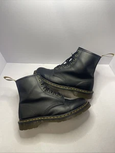 Botas de Combate Dr. Martens AW004 AirWair Peines Para Hombre Talla US 11 Cuero Negro - Imagen 1 de 14