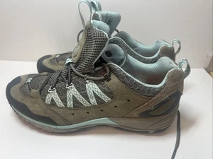 Merrell Hiking Shoes Womens Uk 8 Sport Sneakers Trail Leather Walking - Picture 1 of 6