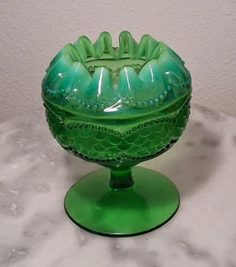 Rose Bowl Jefferson Perlas y Escamas Verde Opalescente Patas - Imagen 1 de 1