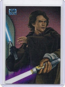 2024 Topps Chrome Star Wars Anakin Skywalker Mace Windu Mojo Refractor /50 - Picture 1 of 2