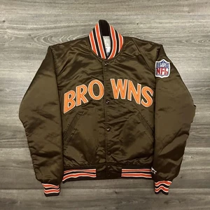 Chaqueta De Colección Cleveland Browns Para Hombre Pequeña Starter Pro Line Años 90 EE. UU. NUEVA SIN ETIQUETAS - Imagen 1 de 7