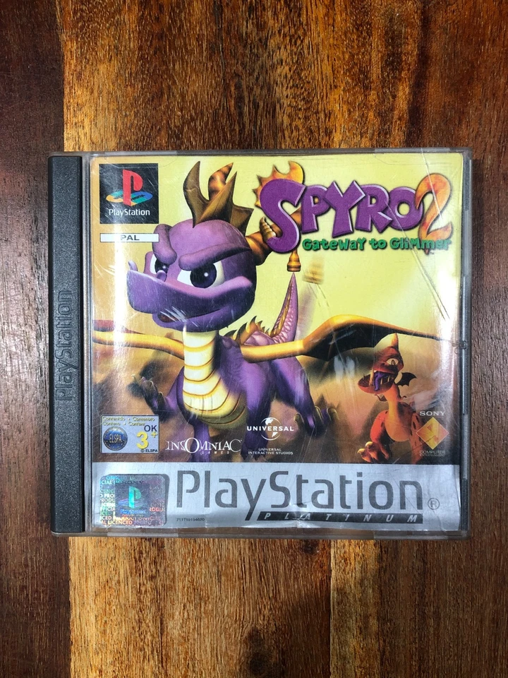 Spyro 2 gateway to glimmer ps1 platinum multilingua funzionante - Immagine 1 di 4