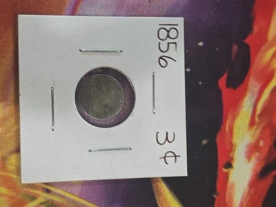 1856 silver three cent piece - Image 1 of 4