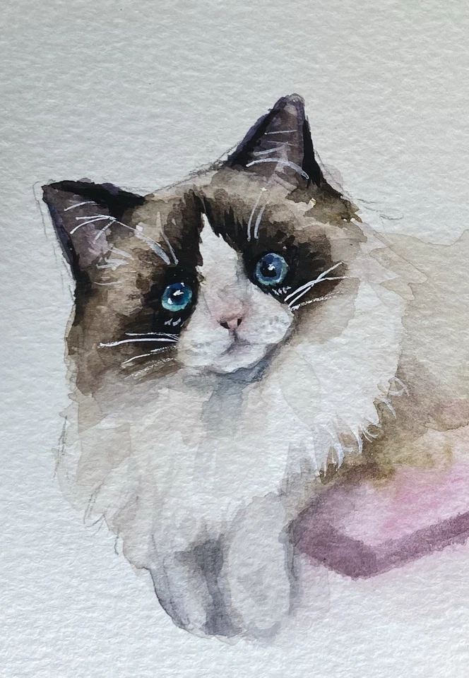 ACEO原创混合媒体绘画艺术 — 第 1/1 张图片