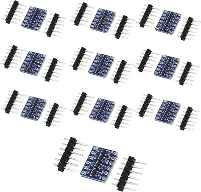 BRAND: LUCKKYME 10PCS 4 Channels IIC I2C Logic Level Converter Bi-Directional Shifter Module...