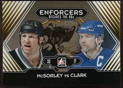 2013 - 2014 ITG McSorley/Clark Enforcers Decades The 90's Gold /30 #190 Hockey  - Image 1 of 2
