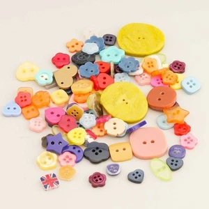 30g Mixed Theme Resin Buttons for Sewing Scrapbook Clothing Handmade Decor - Picture 1 of 5