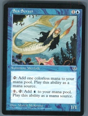Magic the Gathering MTG Mirage Sea Scryer # - Image 1 of 2