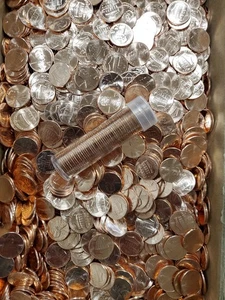 2025 -D Lincoln  Bulk Penny Rolls, The Last Year ! Please Read Description. . - Picture 1 of 4