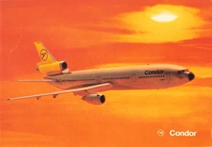 Postcard Airline Condor DC-10-30 CC8. - Picture 1 of 2