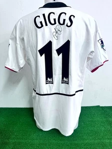 MAGLIA MANCHESTER UNITED GIGGS MATCH WORN SHIRT JERSEY CAMISETA 2002/2003 COA - Picture 1 of 9