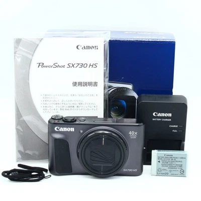 "Near Mint" Canon PowerShot SX730 HS Black 20.3MP Compact Digital Camera #11006 - Image 1 of 4