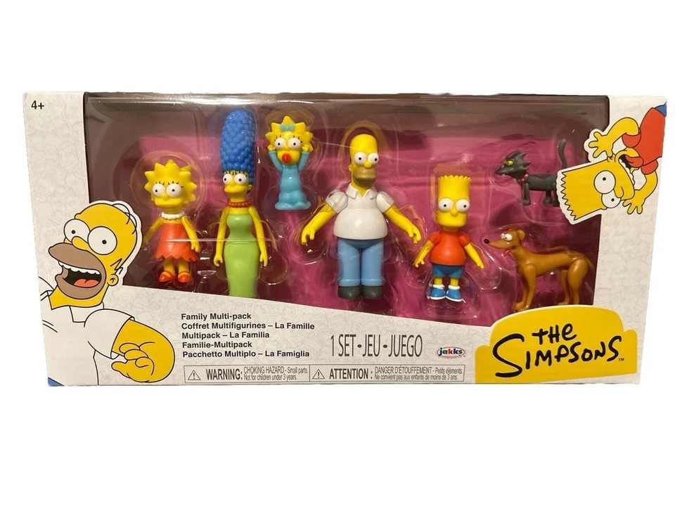 Juego de figuras Jakks Pacific La Familia Simpson 2,5" paquete de 7 2024 Foto 1 de 1