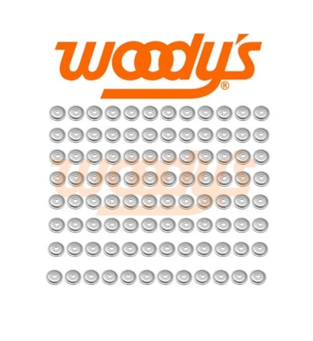 96 УПАКОВОК WOODY'S ТЯГИ КРУГЛЫЙ ALIMINUM ГВОЗДИКИ ПОДДЕРЖКИ ЗАДНЯЯ ЧАСТЬ # WAIT-3775-B - Изображение 1 из 1