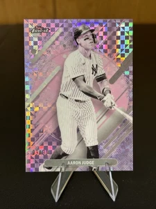 Aaron Judge 2025 Tops Finest Rare Pearl Checkerboard/30 New York Yankees - Imagen 1 de 2