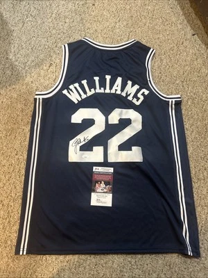 DUKE BLUE DEVILS- JAY WILLIAMS SIGNED AUTOGRAPH JERSEY JSA COA BROTHERHOOD - Image 1 of 4