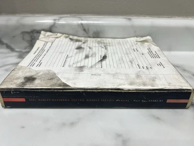 Harley-Davidson FX/Softail Models 1991 manual de servicio original, 99482-91 Foto 1 de 4