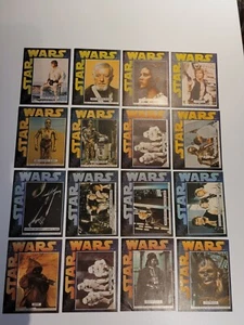 Star Wars Adpac trading card stickers full set of 16 from 1977 - Picture 1 of 1