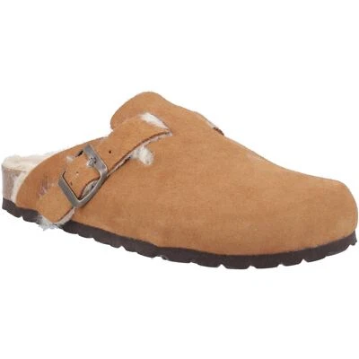 Hush Puppies Jade Leather Women's Tan Slippers New - Image 1 of 4